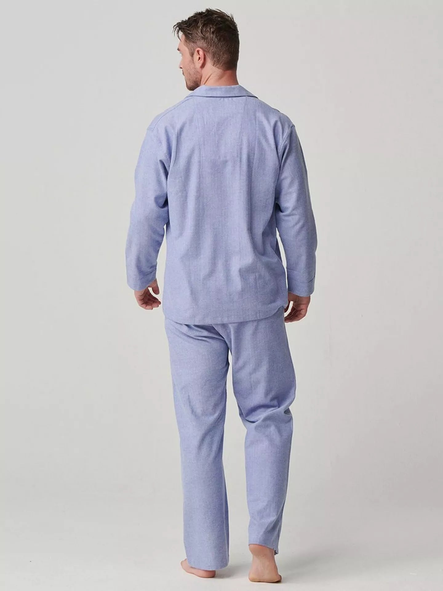 SALEM-Herringbone Brushed Cotton Pyjamas